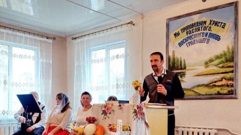 Посещение церкви в д. Драбовщина