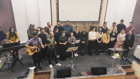 В гостях молодежь ц. "Спасение"