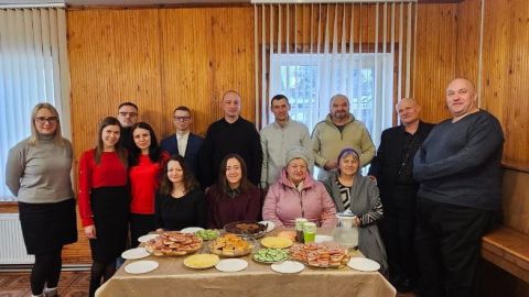 Посещение церкви в п. Острошицкий городок