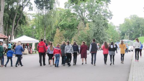 Поездка подростков в Несвиж