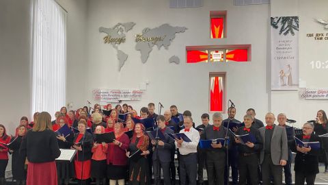 Поездка хора в Церковь Полного Евангелия г. Молодечно